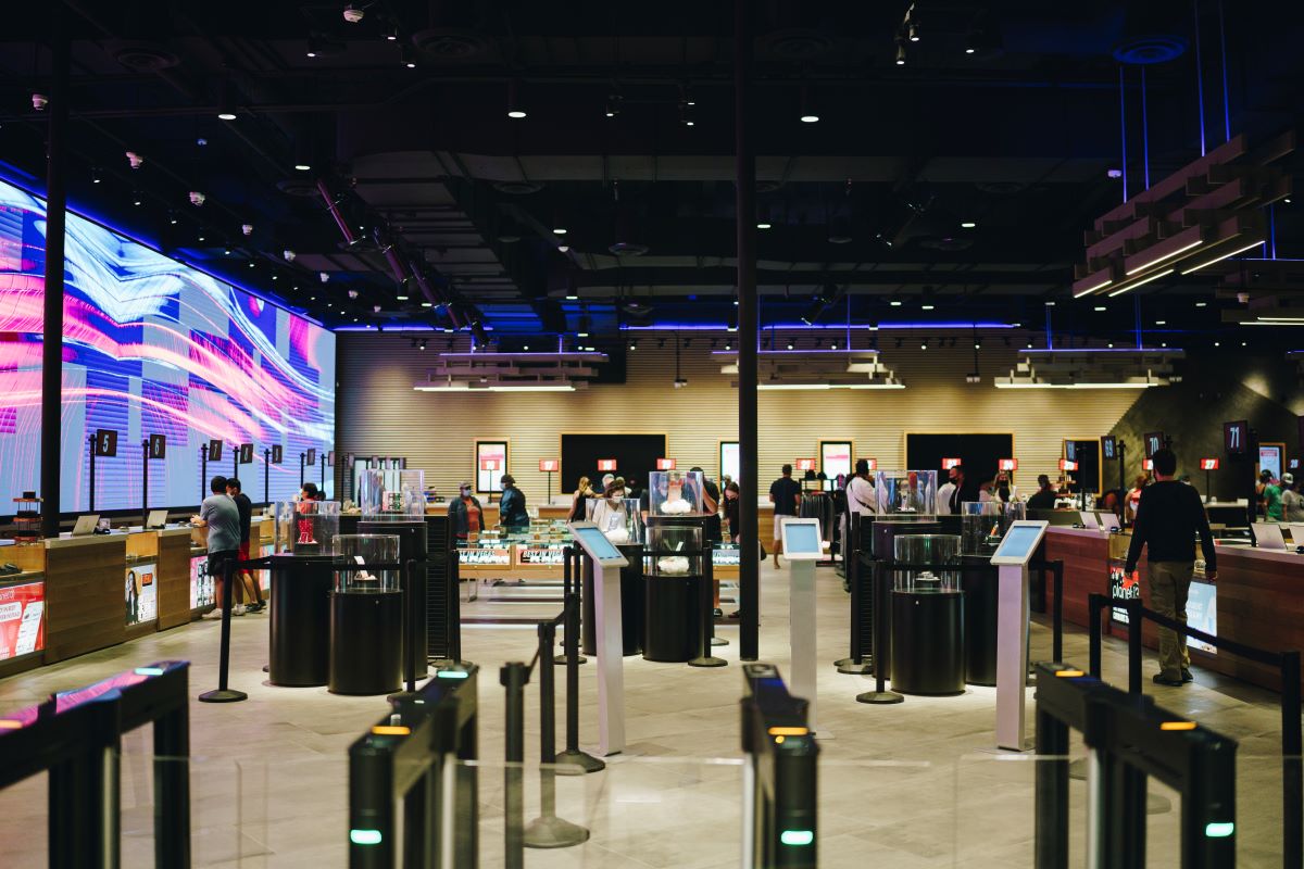 entrance to Planet 13 dispensary